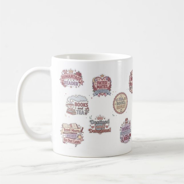 Romantasy Bokläsare Kaffemugg (Vänster)