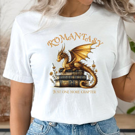 Romantasy Dragon Bokar Bara ett kapitel till T Shirt
