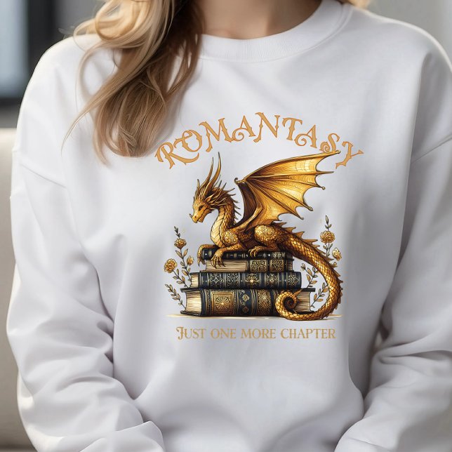 Romantasy Dragon Bokar Bara ett kapitel till T Shirt (Skapare uppladdad)