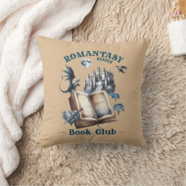 Romantasy Reader Dragon Bok Klubb Castle Kudde