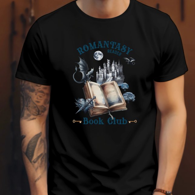 Romantasy Reader Dragon Bok Klubb Castle T Shirt (Skapare uppladdad)