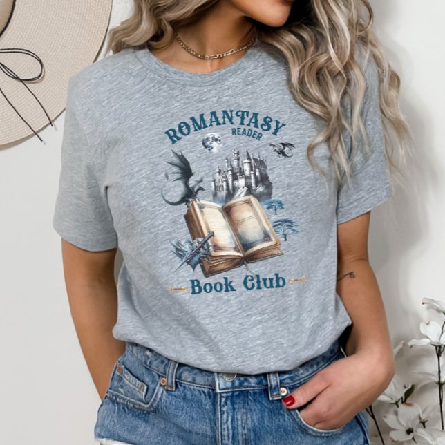 Romantasy Reader Dragon Bok Klubb Castle T Shirt (Skapare uppladdad)