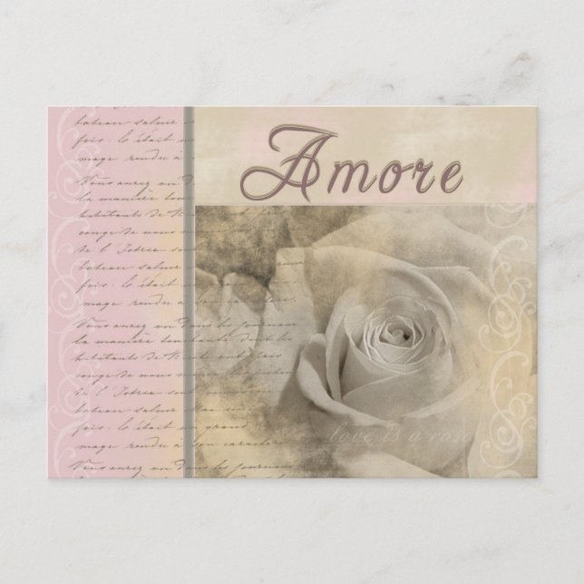 Romantic Amore Vykort (Framsida)