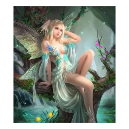 Romantic Angel Fototryck