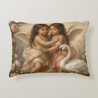 romantic angel throw pillow || nursery decor prydnadskudde
