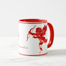 Romantic Angel Valentine Cupid Cherub Personalize
