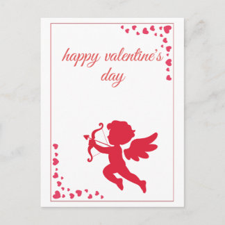 Romantic Angle of Love Cupide Valentine’s Day Helg Vykort