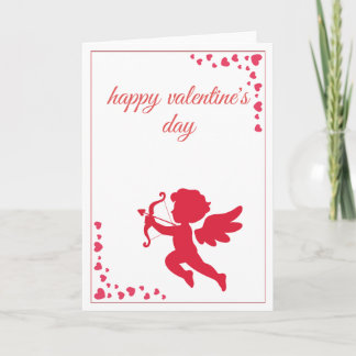 Romantic Angle of Love Cupide Valentine’s Day Helgkort
