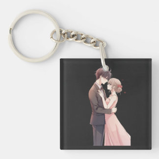 Romantic Anime Couple Embrace T-Shirt