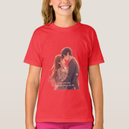 Romantic Anime Couple - Valentine's Day Aesthetic T Shirt