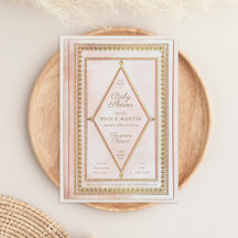 Romantic Antique Bok Baby Shower