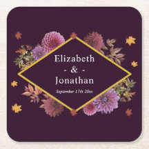 Romantic Autumn Dahlia Bröllop