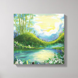 Romantic Beach Dream: Tro på dig själv Canvastryck