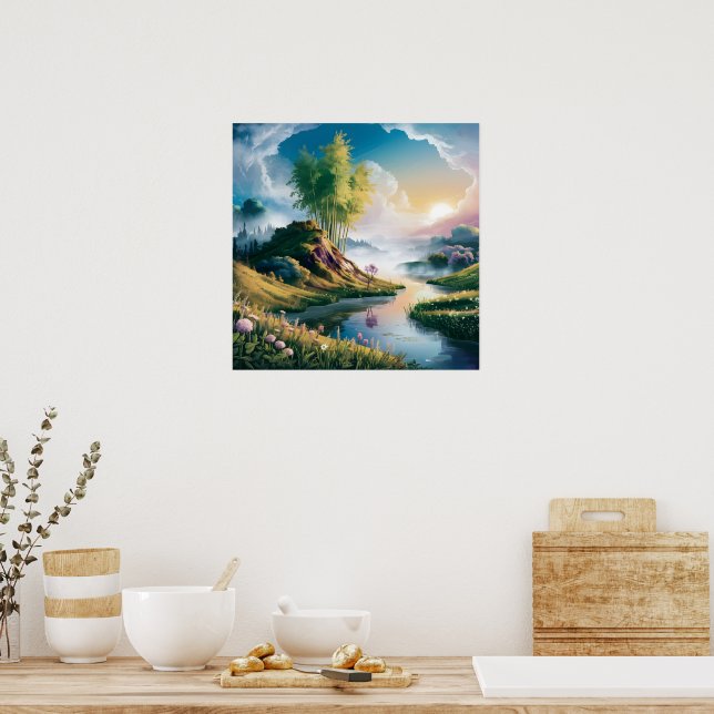 Romantic Beach Dream: Tro på dig själv Poster (Kök)