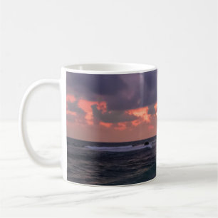 Romantic Beach vid Dusk Kaffemugg