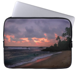Romantic Beach vid Dusk Laptop Fodral