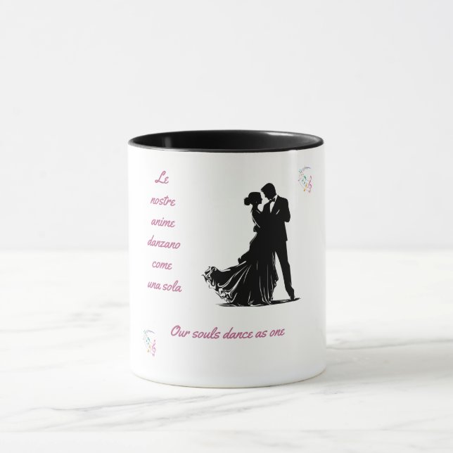 Romantic Bilingual Dancing lite Mugg (Center)
