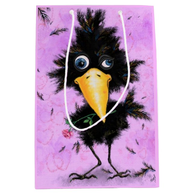 Romantic Bird med Ro Funny Gift Bags (Framsidan)