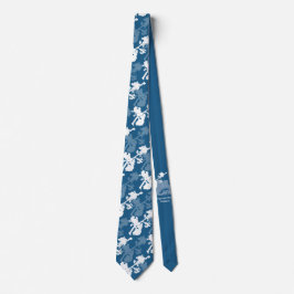 Romantic Blommigt Japan Tie Slips