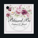 Romantic Bloom Blommigt Peony Pentacle Gåvor Etiketter<br><div class="desc">Elegant och romantik: Den romska Blommigten Peony Pentacle Handfasting Banner har en ljusbakgrund med vattenfärgade blommor i djup plommon, rosa och elfenben. Den här anpassadet är perfekt för handfasta, bröllop eller särskilda tillfällen. Anpassa texten till din unika händelse, oavsett om det är en modern svartvinningsaffär eller ett firande som inspirerats...</div>
