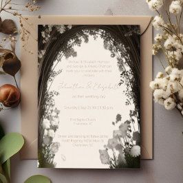 Romantic Boho Botanical Arch Bröllop