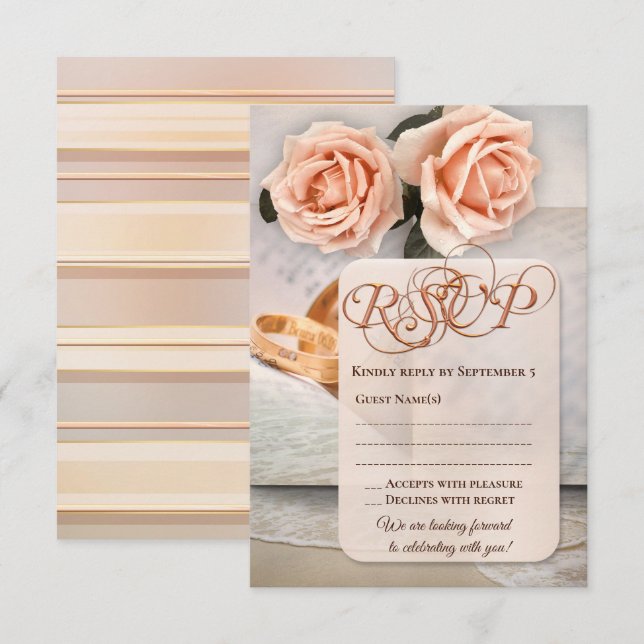 Romantic Bok Älskare Bröllop OSA Card Inbjudningar (Fram/baksida)