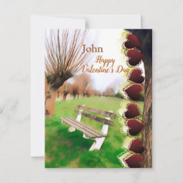 Romantic Boykompis Valentiness Heart Garden Bench