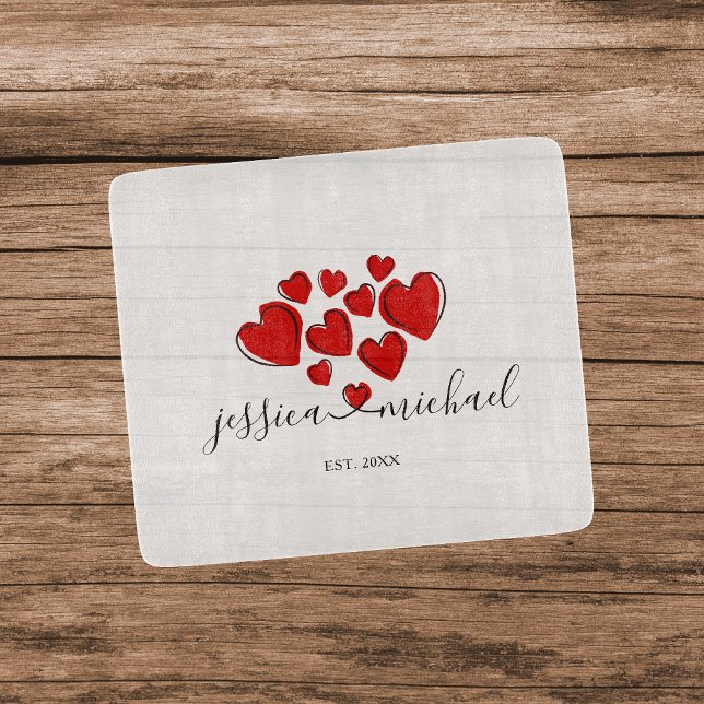 Romantic Bröllop Gift Glass Clearboard Board (Skapare uppladdad)
