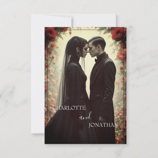 Romantic Bröllop i Black Elegance (Framsida)