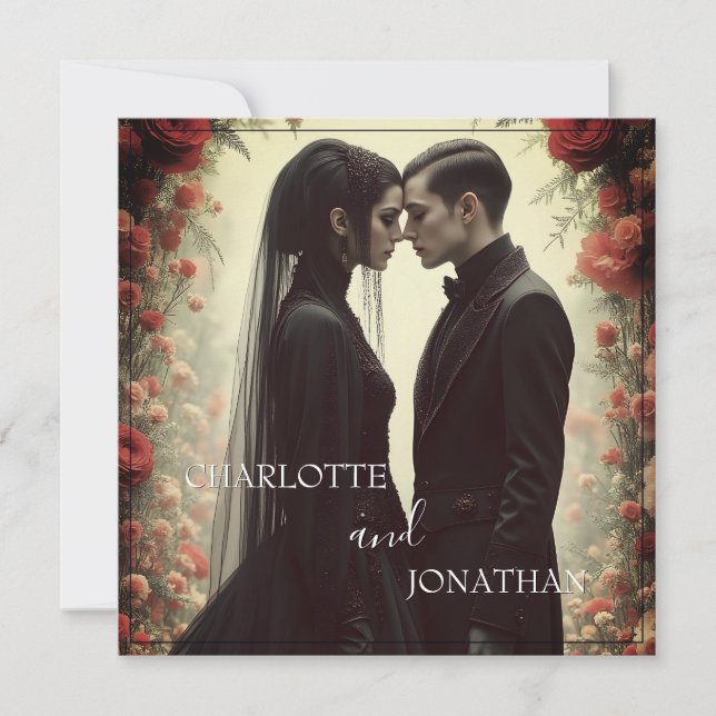 Romantic Bröllop i Black Elegance (Framsida)
