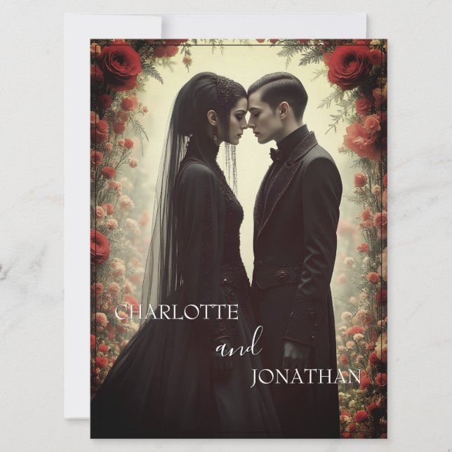 Romantic Bröllop i Black Elegance (Framsida)