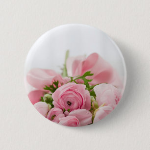 Romantic Bröllop Kärlek Soft Rosa Flower Bouquet Knapp