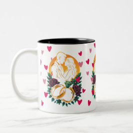 Romantic Bröllop par two-Tone Mugg