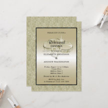 Romantic Bröllop Ringar, Guld Glitter