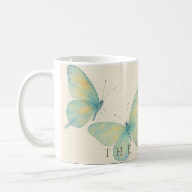 Romantic Butterfly Garden – Floating Mugs in Bloom Kaffemugg (Vänster)