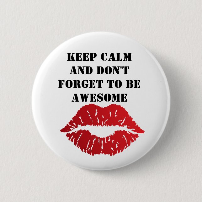 Romantic chic luxe red lips knapp (Framsida)