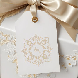 Romantic Chic Wedding Ornate Monogram Initials Stämpel