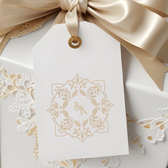 Romantic Chic Wedding Ornate Monogram Initials Stämpel (Romantic Chic Wedding Design Ornate Monogram and Initials Rubber Stamps. )