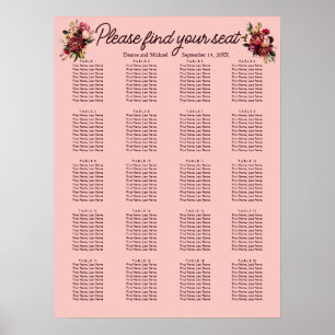 Romantic Chrysanthemum på Gossamers Rosa Poster