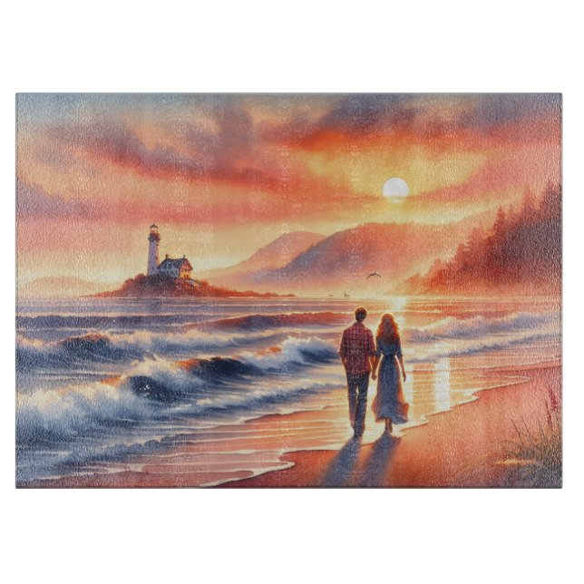 Romantic Coastal Sunset Lighthouse Walk (Framsidan)