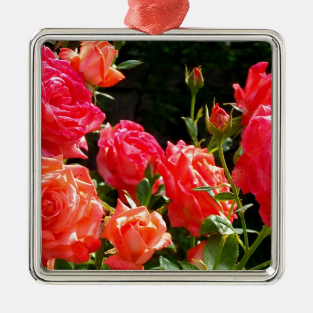 Romantic Coral Ro Julgransprydnad Metall (Framsidan)