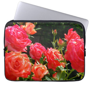 Romantic Coral ro Laptop Fodral