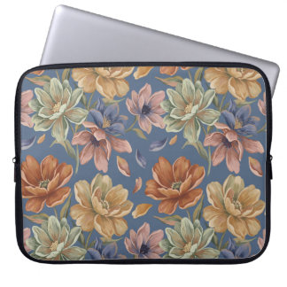 Romantic Cottage Flowers Laptop Fodral