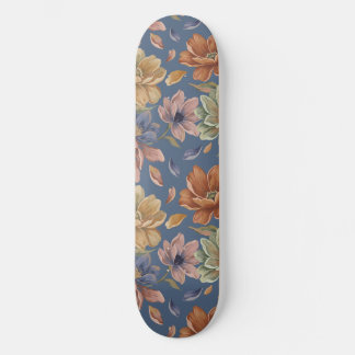 Romantic Cottage Flowers Mini Skateboard Bräda 18,5 Cm