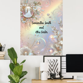 Romantic Couple Bröllop Poster