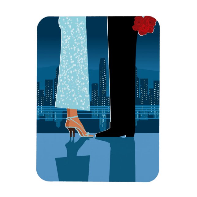 Romantic Couple in City Magnet (Vertikal)