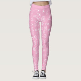 Romantic Doodle Leggings