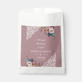 Romantic Dusty Blue Dusty Ro Flowers Bröllop