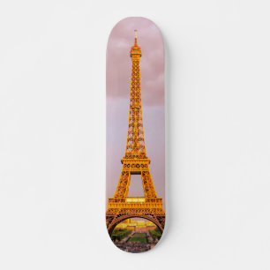 Romantic Eiffel Torn Photography Paris, Frankrik Mini Skateboard Bräda 18,5 Cm
