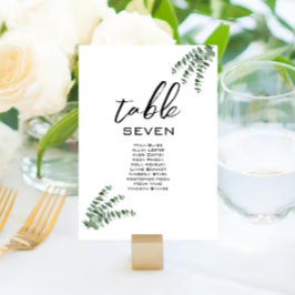 Romantic & Elegant bröllop Place Cards